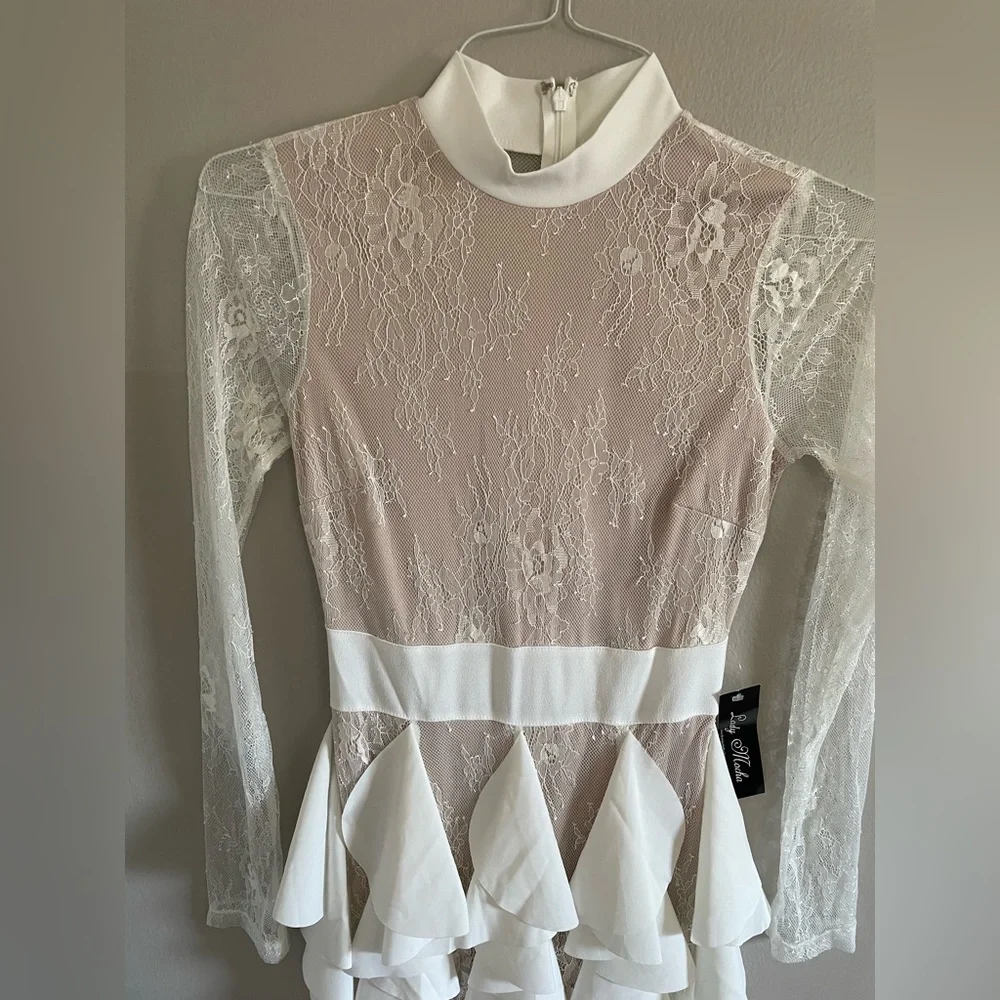 ALAMOUR BLITHE LA NWT lace gown maxi dress - Picture 9 of 9